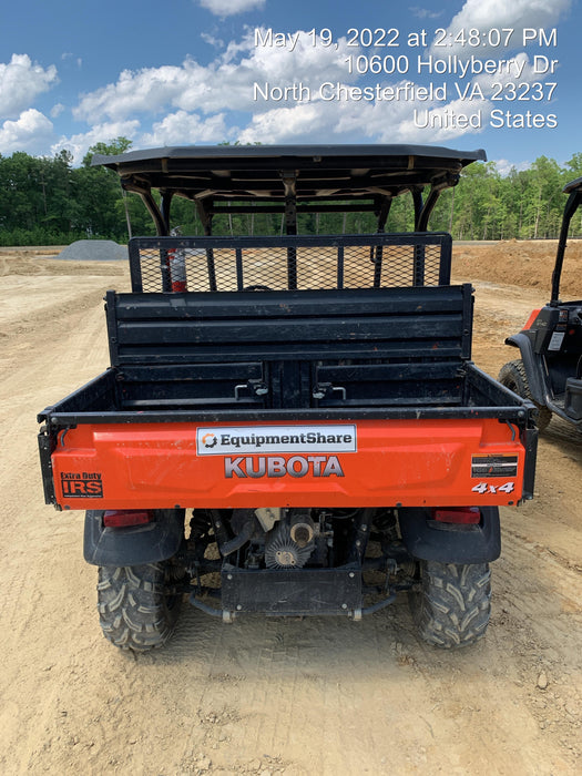 2020 Kubota RTV-X1140W-H 4WD utility cart -LED strobe -Windshield tempered glass -Plastic canopy -Wire harness kit -Backup alarm