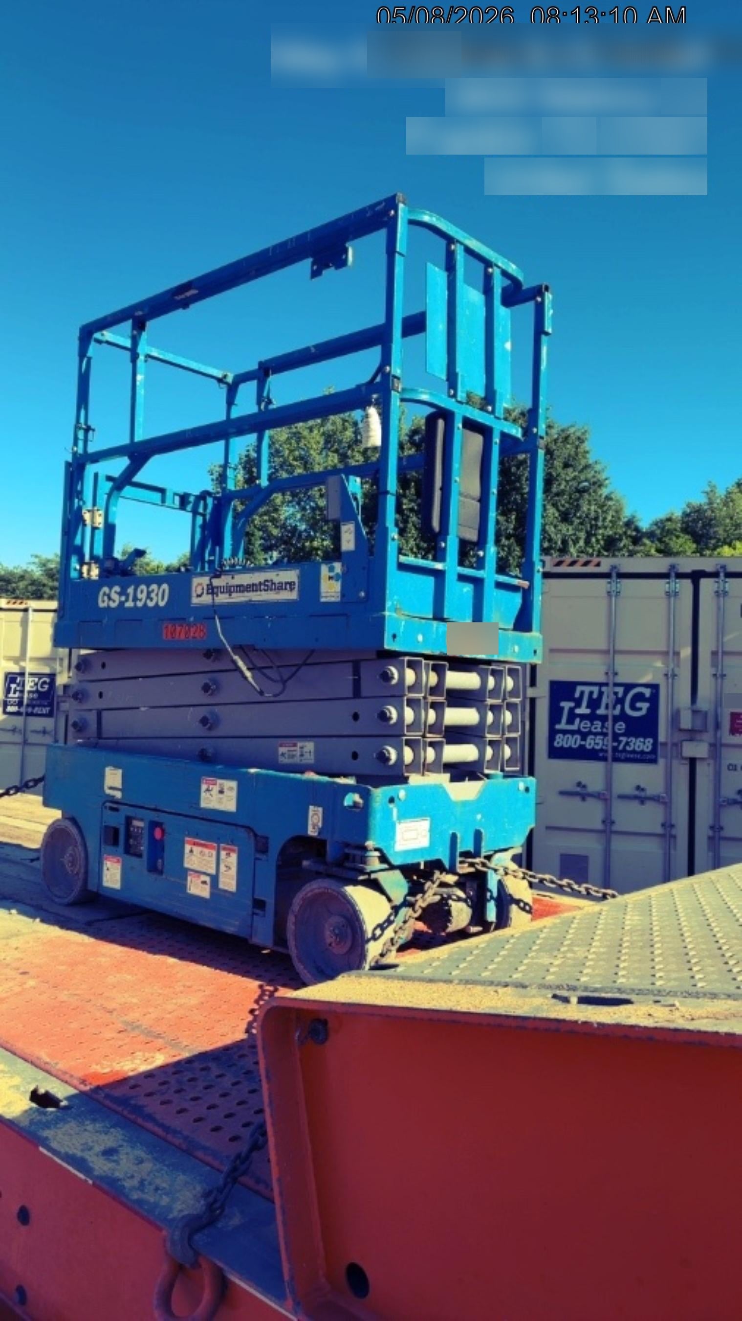 2020 Genie GS-1930 Solid Non Marking Tires, Beacon, Folding rails with half height swing gate