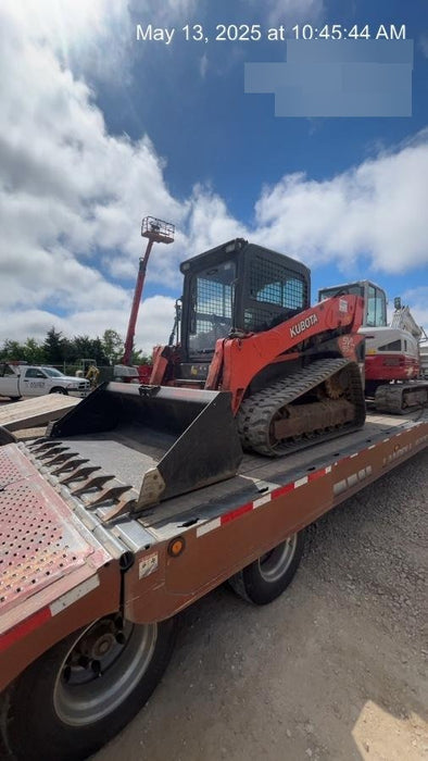 2019 Kubota SVL95-2S Cab/Heat/Air, Standard Tracks, Standard Flow, Hydraulic QC 80" HD Tooth Bucket
