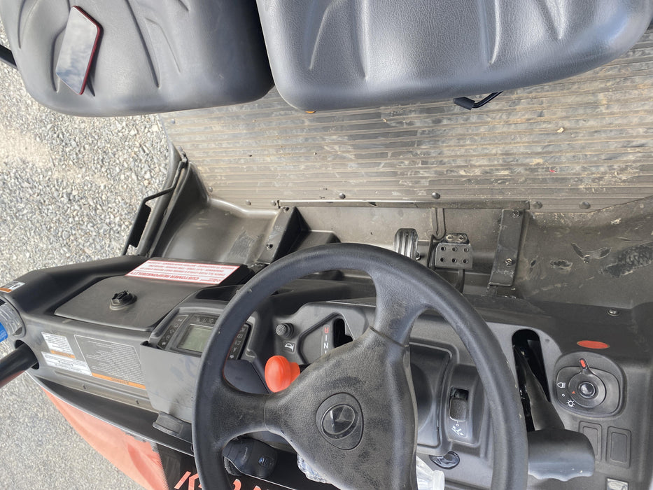 2022 Kubota RTV-X1140W-H Plastic Canopy, Windshield Acrylic Clear, LED Strobe Light, Wire Harness Kit, Back up Alarm