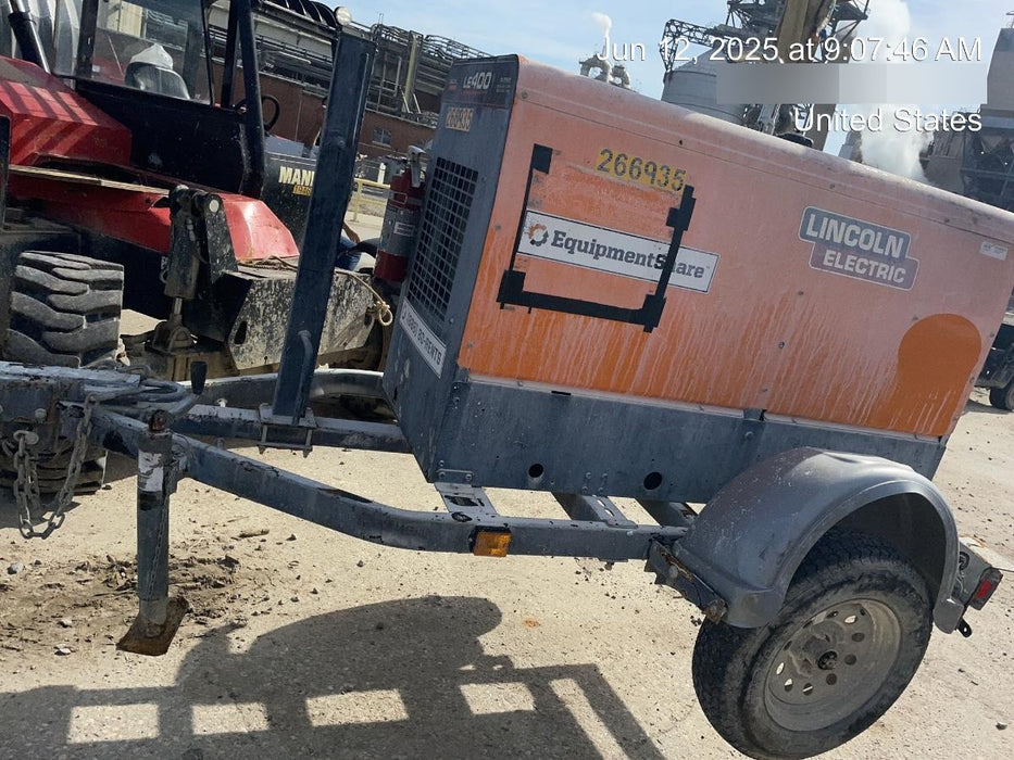 2022 Lincoln Electric LE400 Kubota V1505, Trlr, Cable Rack, Light Kit, ES Decals, T3