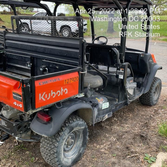 2020 Kubota RTV-X1140W-H Plastic Canopy, Windshield Acrylic Clear, LED Strobe Light, Wire Harness Kit, Back up Alarm