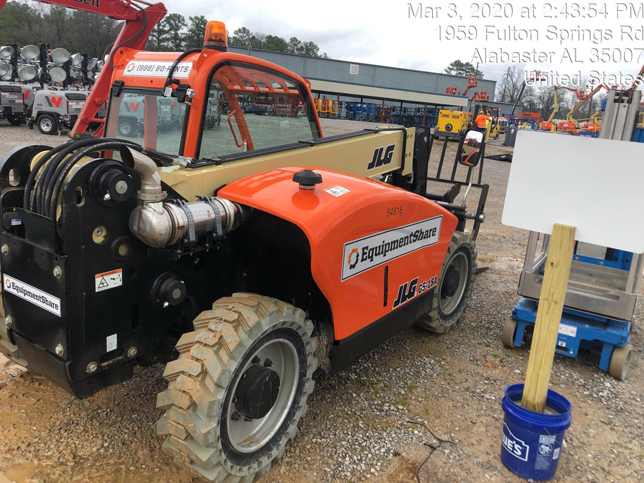 2020 JLG G5-18A Canopy, NM Solid Tires, Beacon w/48" Carriage, 48" Pallet Forks