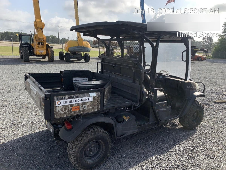 2020 Kubota RTV-X1140 CAMO, CANOPY, STROBE, BACK UP ALARM, WINDSHIELD, FIRE EXT