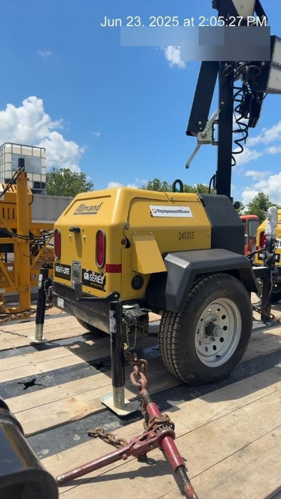 2022 Allmand NLV3GR (4) LED Light Fixture 350W, 23' Vertical Mast, 3kW Prime, Towable, ES Decals, T3