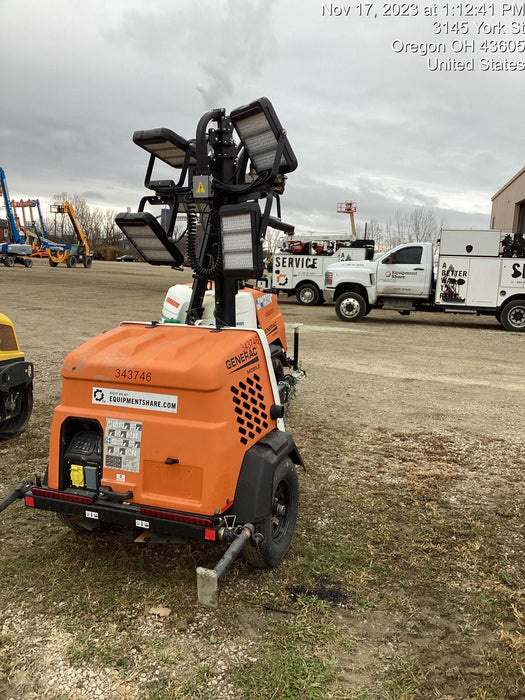 2023 Generac MLT2 Diesel, Flex Switch 120V Input, Powerzone Controller, (4) 320W LED Lights, 4kW Generator, 39.9 Gal Fuel Tank, 2" Ball, T3