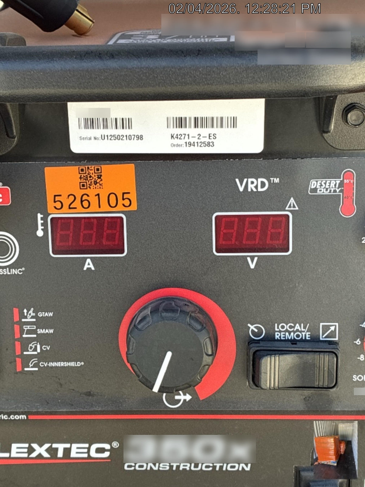2025 LINCOLN ELECTRIC FLEXTEC 350X
