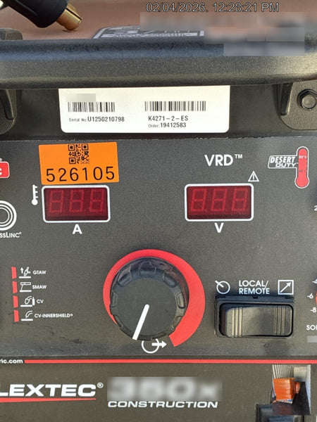 2025 LINCOLN ELECTRIC FLEXTEC 350X