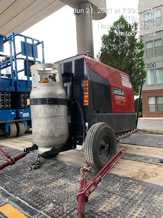 2021 Lincoln Electric Ranger 305 LPG K3430-1, Ranger 305 LPG, Undercarriage, Tank Holder & Strap, 10kw AC Gen, 25hp Kohler LPG Eng