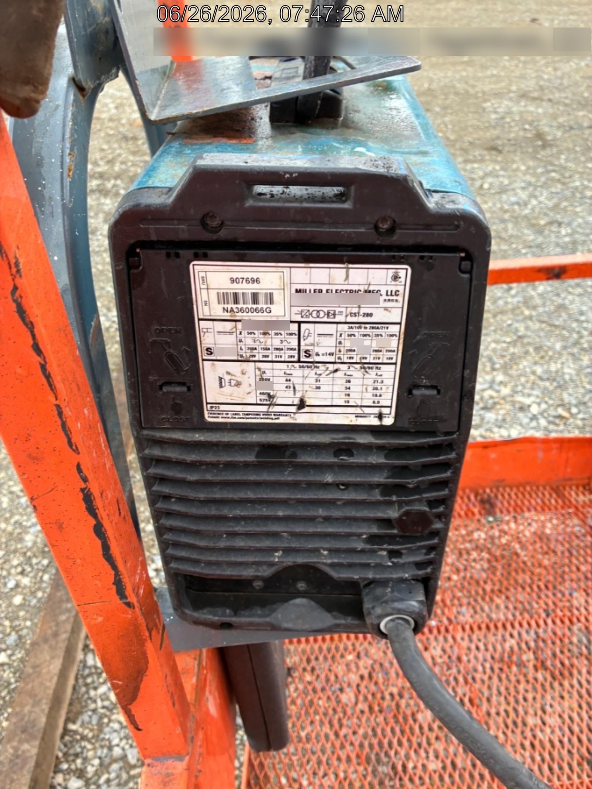 2020 MILLER ELECTRIC CST-280