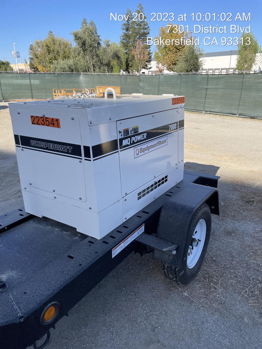 2022 Multiquip DA7000SSA3 Kubota Diesel, Trailer Mounted Package