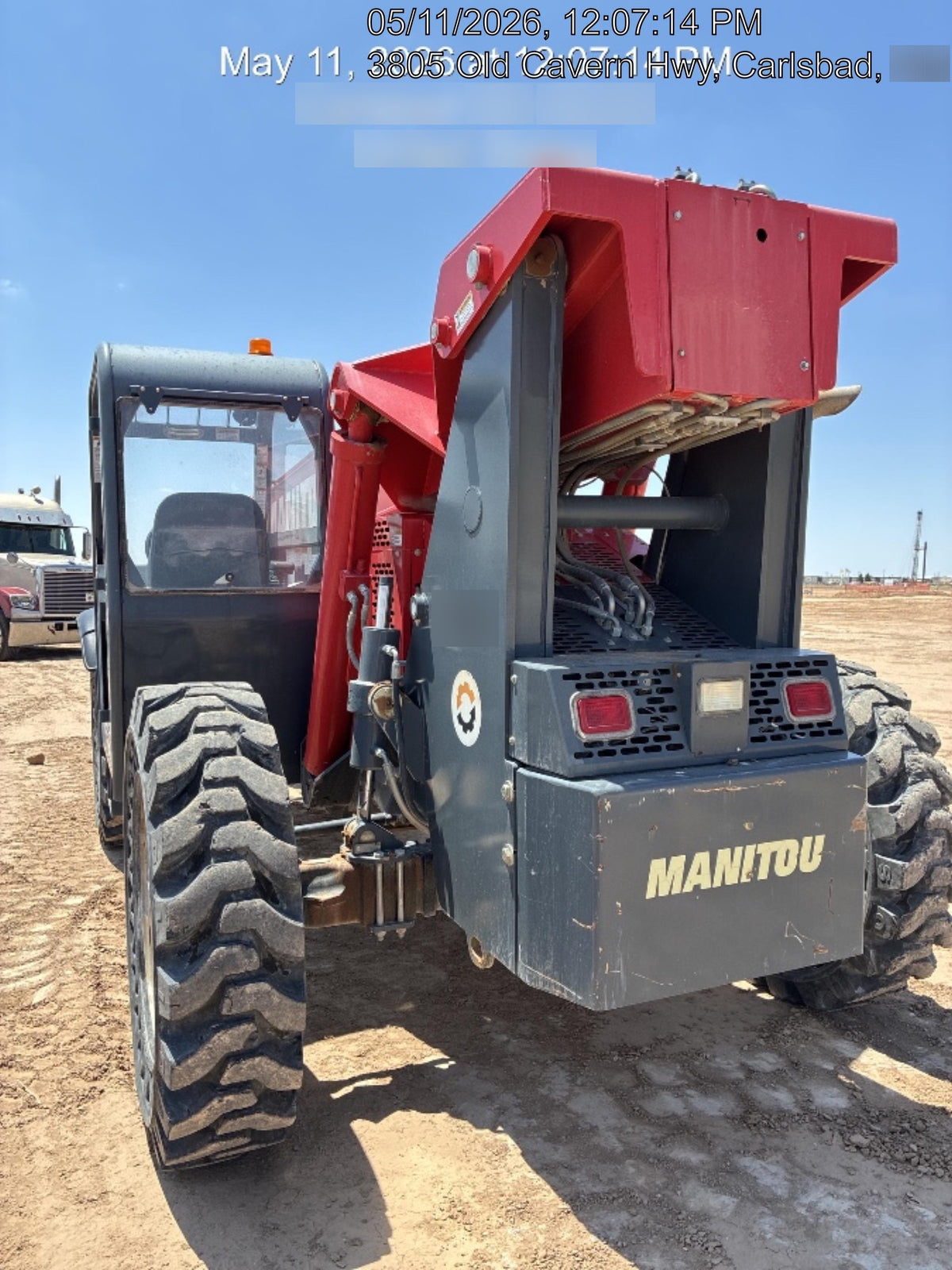 2018 Manitou MTA10055 Manitou MTA10055 - Canopy, Worklights, Beacon, 66" Carriage, 60" Forks, Solid Tires, Aux Hydraulics