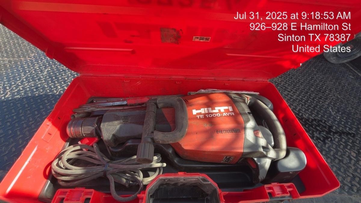 2019 HILTI TE 1000-AVR