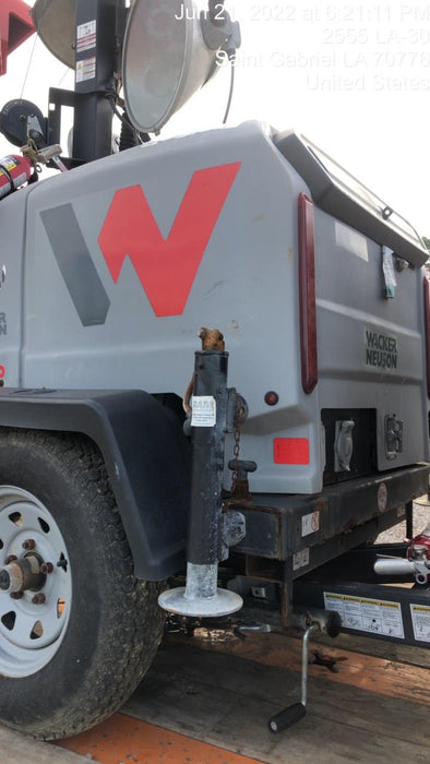 2019 Wacker Neuson LTV6L-MH Wacker Neuson LTV6L Mobile Light Tower w/Fuel Level Sensor Installed