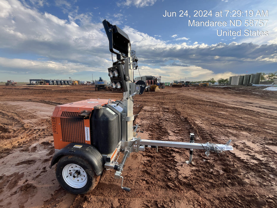 2024 Wanco WLTT-4MM4K Diesel, Deep Sea Controller, Shore Power Plug, Auto Start, (4) 350W LED Floodlights, 4kW Generator, 60 Gal Fuel Tank, 2" Ball, T3