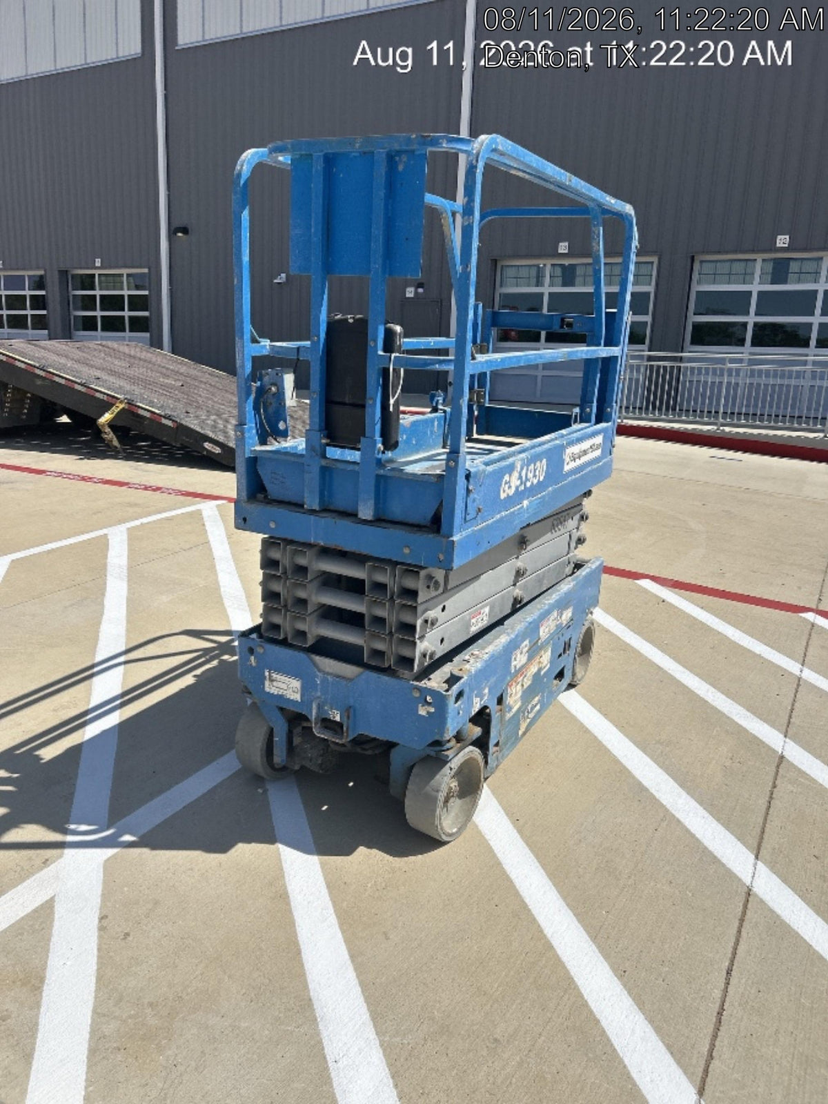 2020 Genie GS-1930 Solid Non Marking Tires, Beacon, Folding rails with half height swing gate