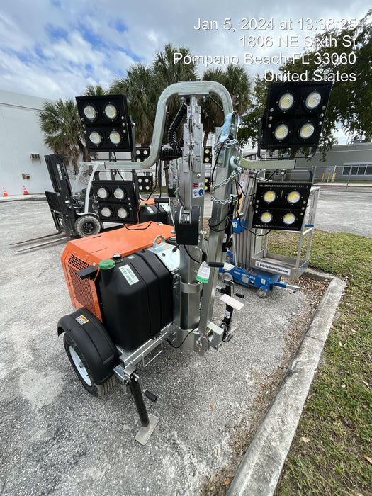 2023 Wanco WLTT-4MM4K Diesel, Deep Sea Controller, Shore Power Plug, Auto Start, (4) 350W LED Floodlights, 4kW Generator, 60 Gal Fuel Tank, 2" Ball, T3