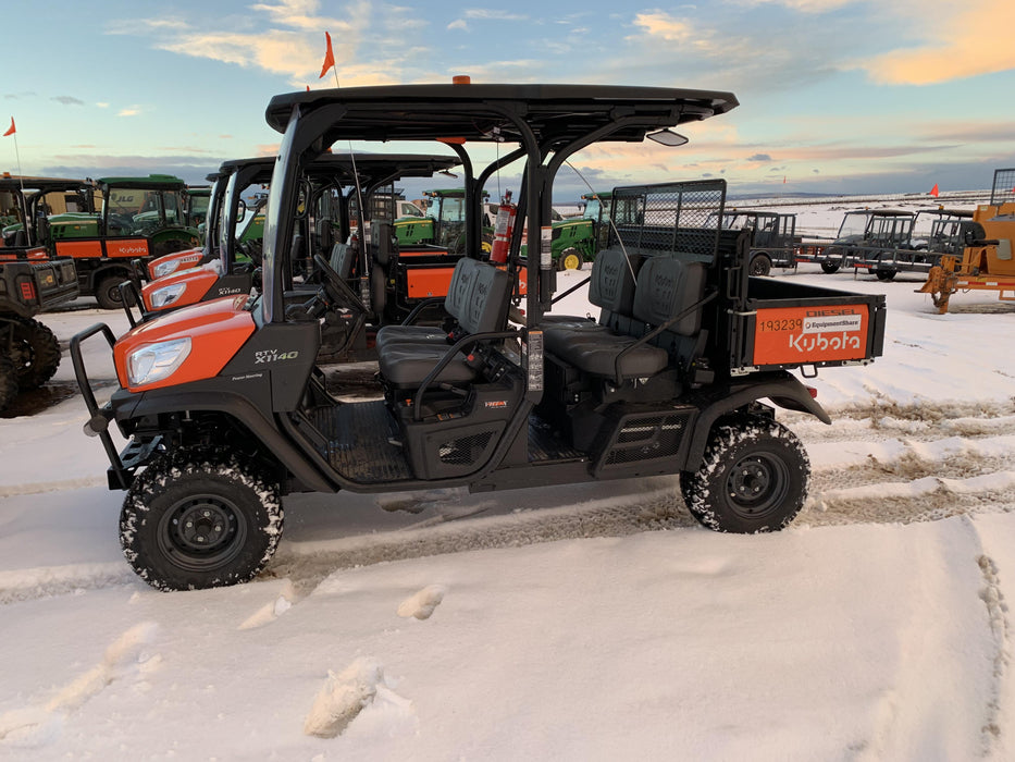 2021 Kubota RTV-X1140W-H Plastic Canopy, Windshield Acrylic Clear, LED Strobe Light, Wire Harness Kit, Back up Alarm