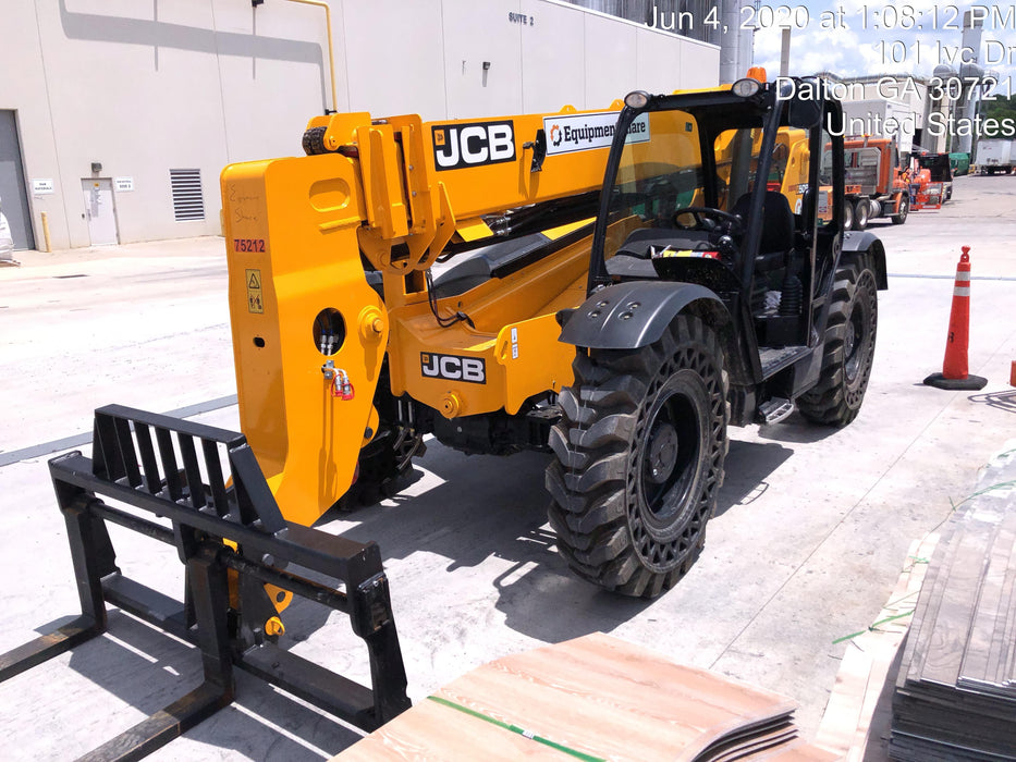 2020 JCB 509-42 Canopy, Solid Tires, Work Lights, Beacon, Aux Hydraulics, Back up Alarm, Lifting Eye, ES Decals