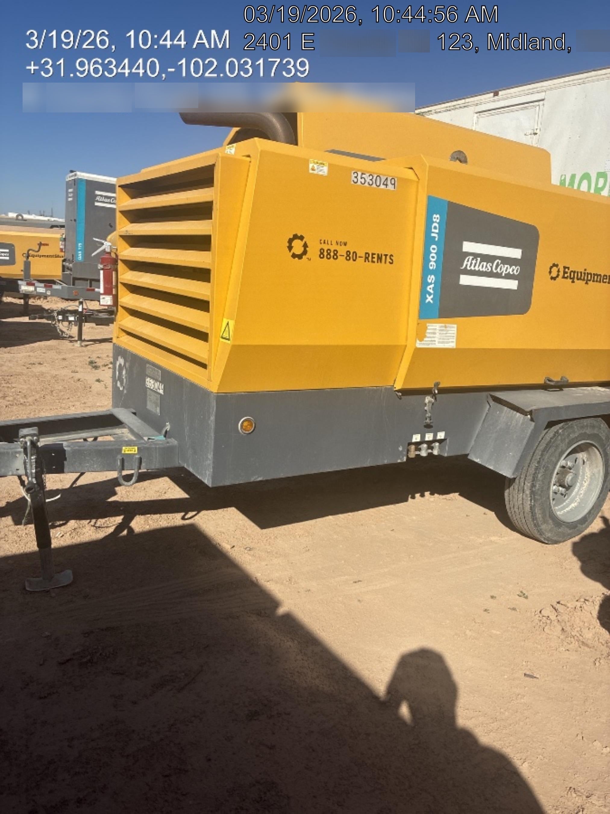2023 ATLAS COPCO XAS 900