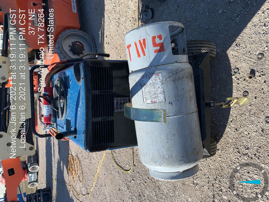 2019 Miller Electric BOBCAT 250 LP/Propane, Running Gear, Tank Bracket, Hose