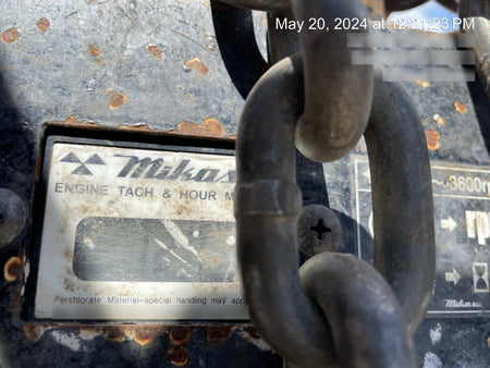 2023 Multiquip MV308GH Honda GX270, 18" Plate, Tachometer
