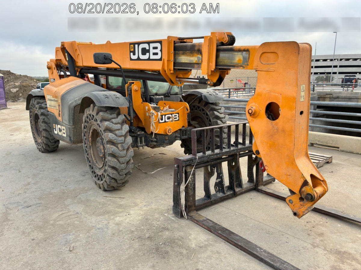 2020 JCB 509-42 Cab/Heat/Air, Solid Tires, Work Lights, Beacon, Aux Hydraulics, Back up Alarm, Lifting Eye, ES Decals