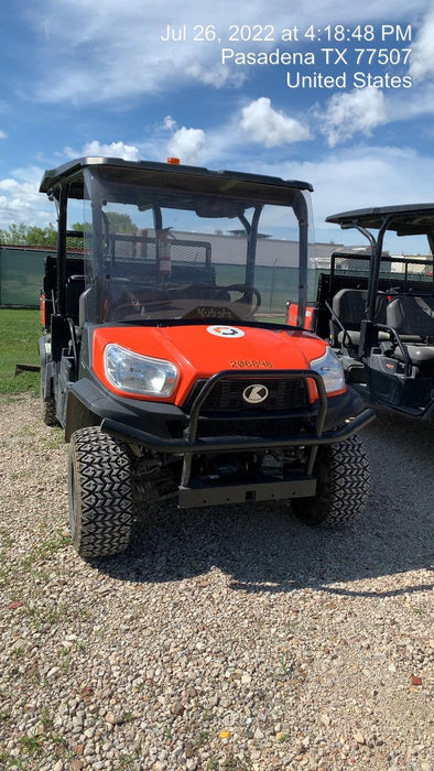 2022 Kubota RTV-X1140W-H Plastic Canopy, Windshield Acrylic Clear, LED Strobe Light, Wire Harness Kit, Back up Alarm