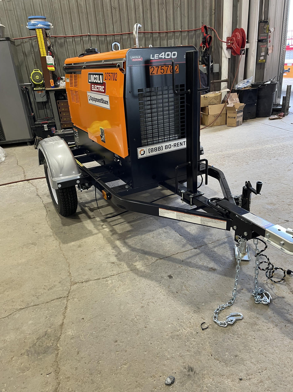 2022 Lincoln Electric LE400 Kubota V1505, Trlr, Cable Rack, Light Kit, ES Decals, T3