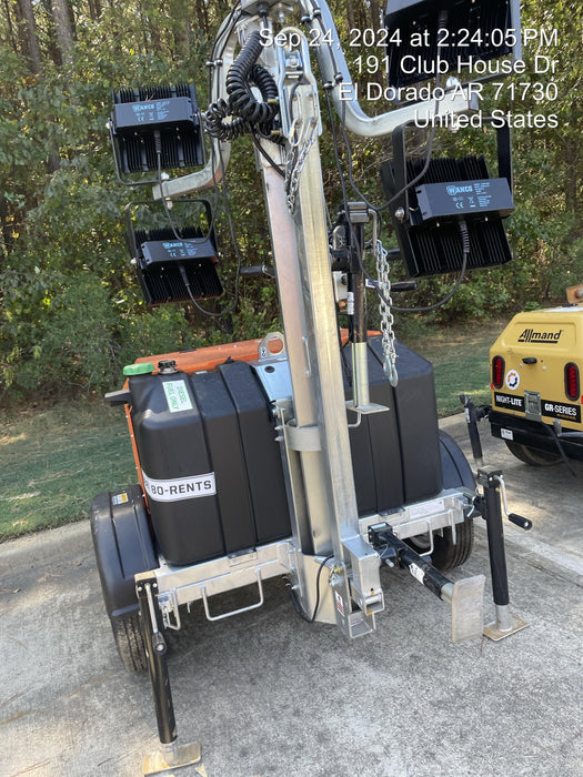 2024 Wanco WLTT-4MM4K Diesel, Deep Sea Controller, Shore Power Plug, Auto Start, (4) 350W LED Floodlights, 4kW Generator, 60 Gal Fuel Tank, 2" Ball, T3