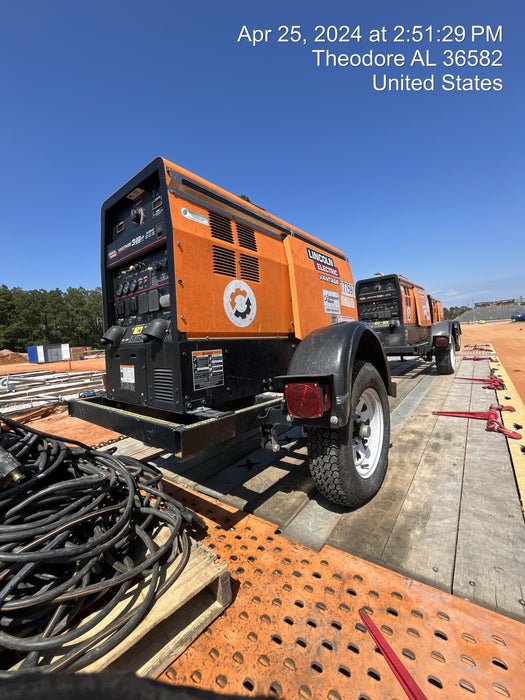 2021 Lincoln Electric Vantage 322 Vantage 322 Ready Pak 3 w/ Decals, ORANGE (includes trailer, cable rack, fender light kit) NO Telematics