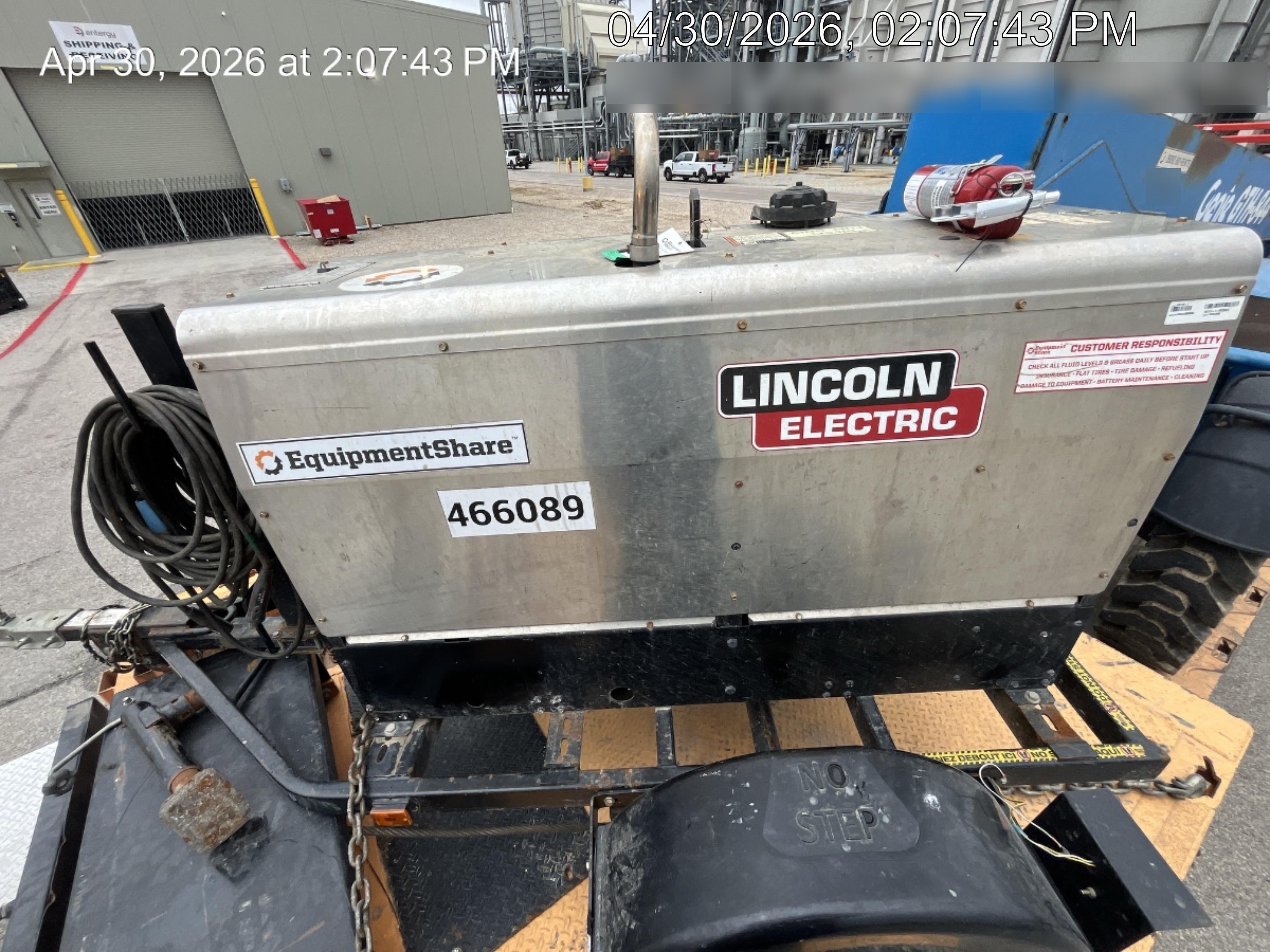 2024 Lincoln Electric LE400 Kubota V1505, Trlr, Cable Rack, Light Kit, ES Decals, T3