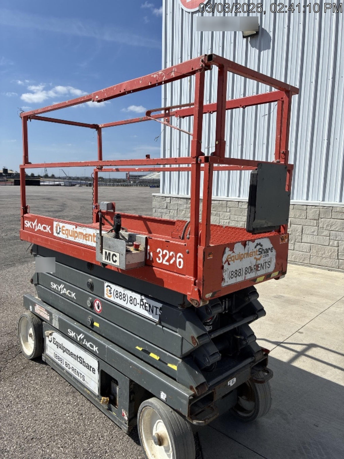 2019 Skyjack SJIII-3226 Skyjack SJIII3226 Standard w/Trojan Batteries