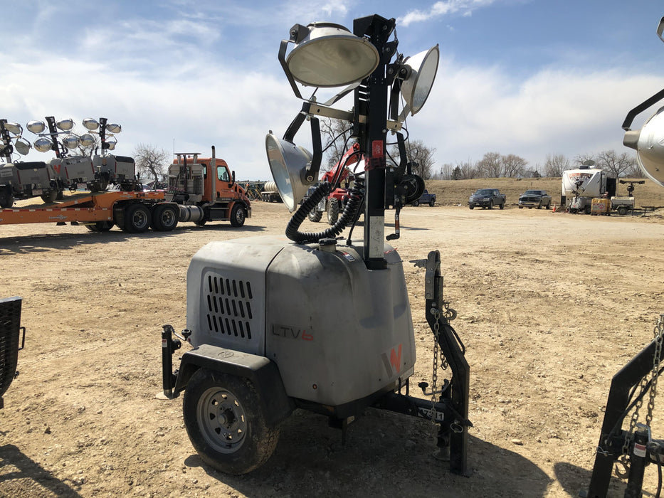 2018 Wacker Neuson LTV6K-MH Wacker Neuson LTV6K Mobile Light Tower w/Fuel Level Sensor Installed