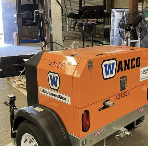 2024 Wanco WLTT-4MM4K Diesel, Deep Sea Controller, Shore Power Plug, Auto Start, (4) 350W LED Floodlights, 4kW Generator, 60 Gal Fuel Tank, 2" Ball, T3