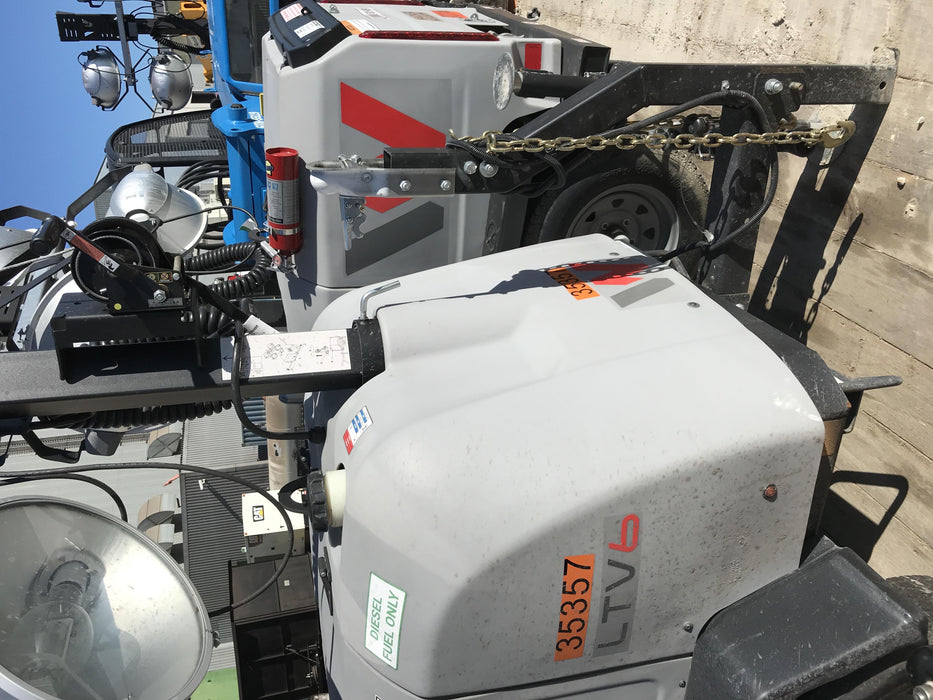 2019 Wacker Neuson LTV6L-MH Wacker Neuson LTV6L Mobile Light Tower w/Fuel Level Sensor Installed