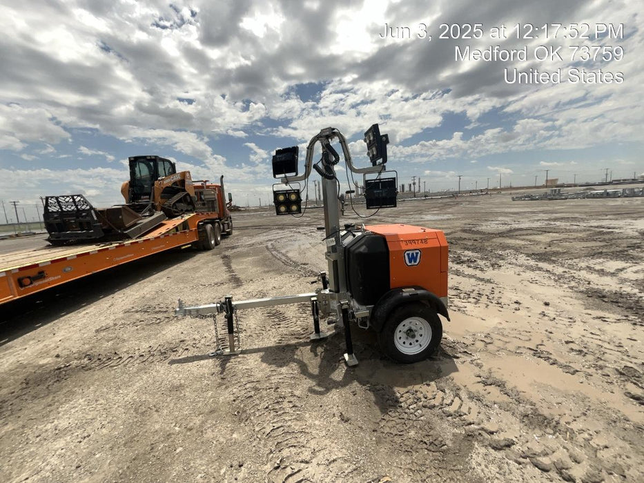 2024 Wanco WLTT-4MM4K Diesel, Deep Sea Controller, Shore Power Plug, Auto Start, (4) 350W LED Floodlights, 4kW Generator, 60 Gal Fuel Tank, 2" Ball, T3