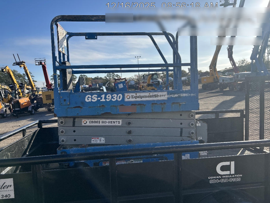 2019 Genie GS-1930 Fixed Rails with Chain Entry