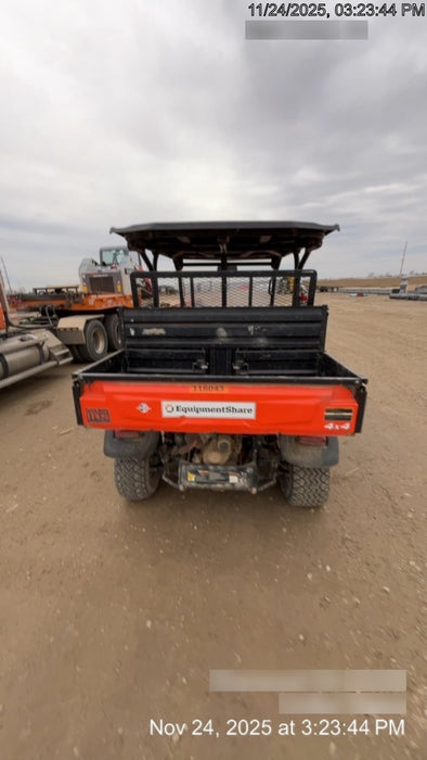 2020 Kubota RTV-X1140W-H 4WD, LED Strobe, Windshield Acrylic Clear, Plastic Canopy, Wire Harness Kit, Backup Alarm