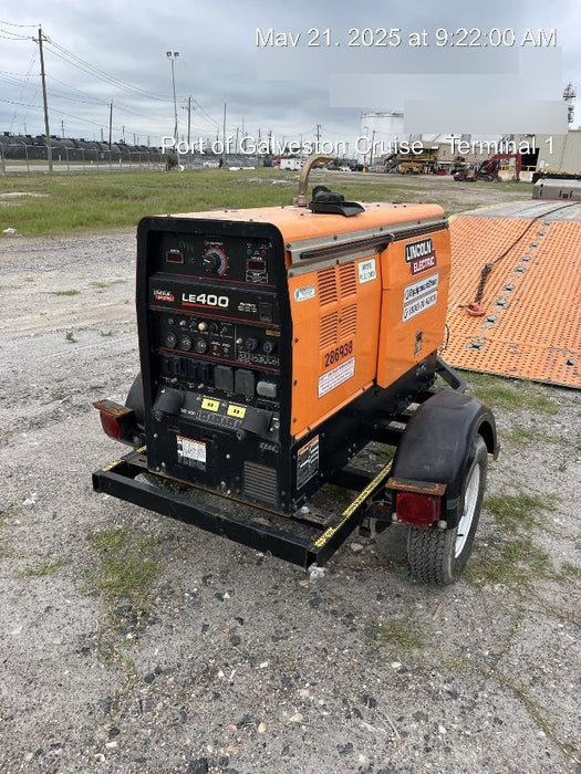 2022 Lincoln Electric LE400 Kubota V1505, Trlr, Cable Rack, Light Kit, ES Decals, T3