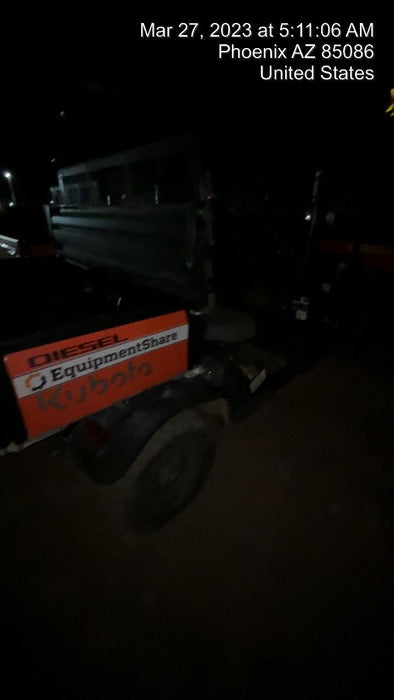 2022 Kubota RTV-X1140W-H Plastic Canopy, Windshield Acrylic Clear, LED Strobe Light, Wire Harness Kit, Back up Alarm