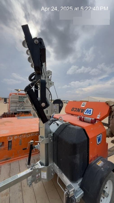 2024 Wanco WLTT-4MM4K Diesel, Deep Sea Controller, Shore Power Plug, Auto Start, (4) 350W LED Floodlights, 4kW Generator, 60 Gal Fuel Tank, 2" Ball, T3