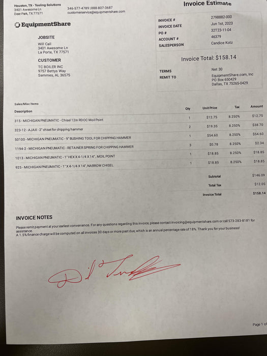 2022 MICHIGAN PNEUMATIC ES-TPB30-1-TRACKER