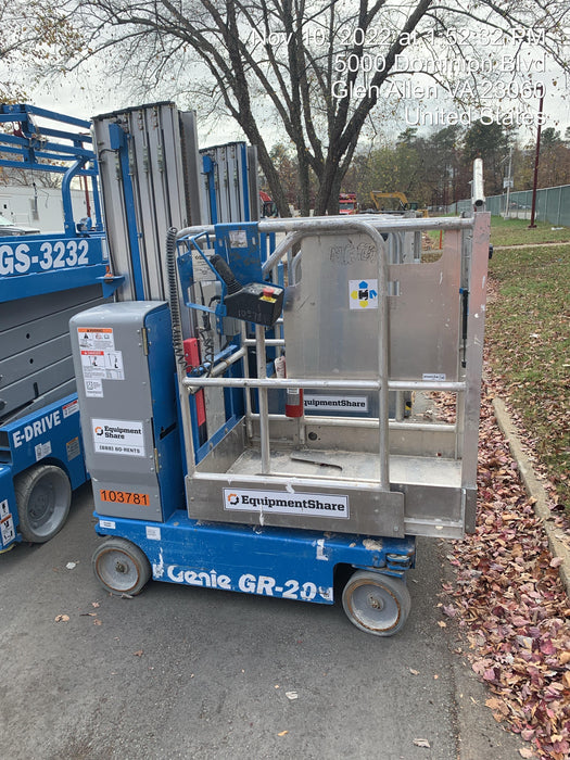 2020 GENIE GR-20