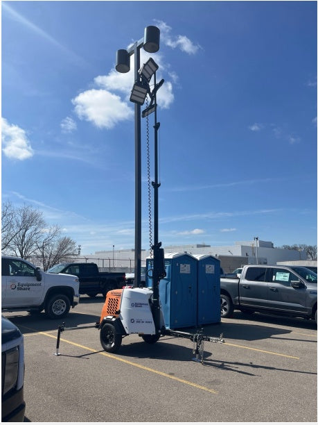 2024 Generac MLT2 Diesel, Flex Switch 120V Input, Powerzone Controller, 
(4) 320W LED Lights, 4kW Generator, 39.9 Gal Fuel Tank, 2" Ball, T3