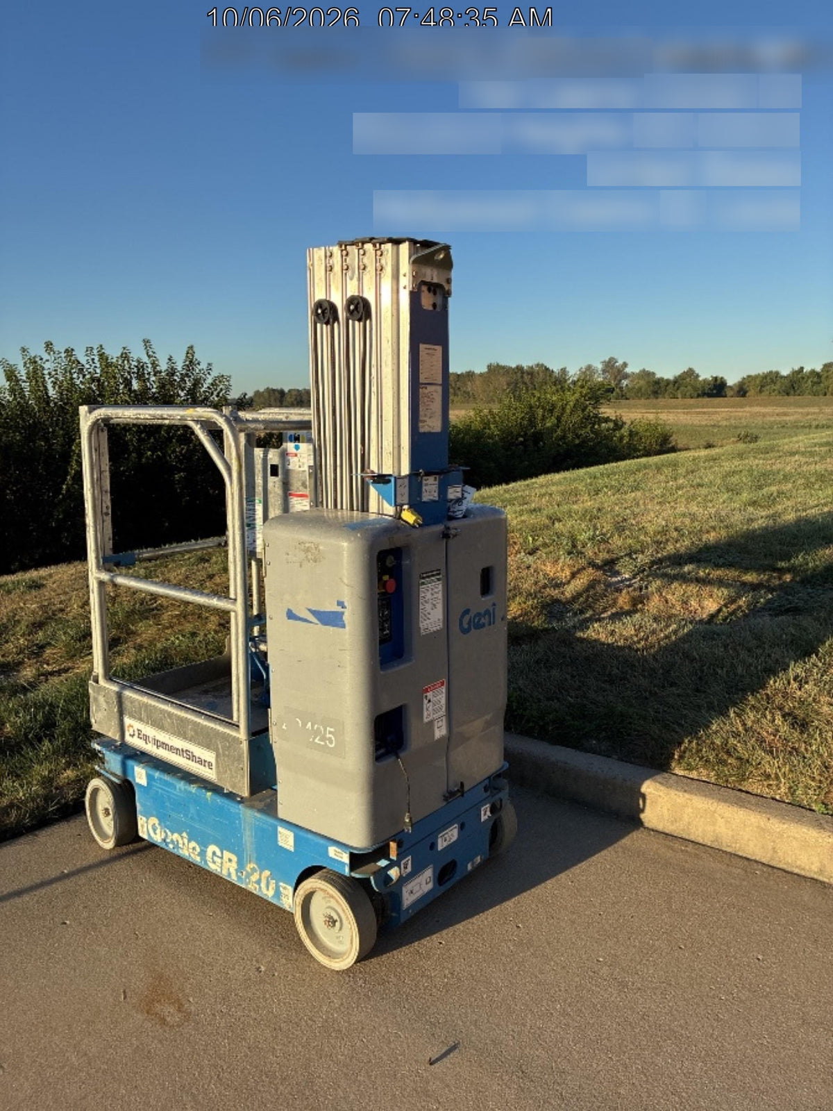2019 GENIE GR-20