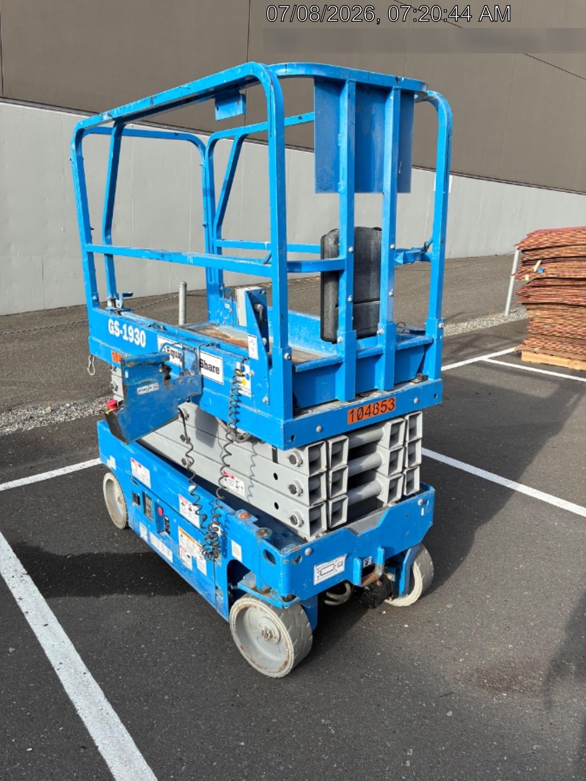2020 Genie GS-1930 Standard Machine, 800W Inverter