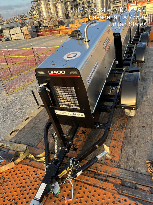 2024 Lincoln Electric LE400 Kubota V1505, Trlr, Cable Rack, Light Kit, ES Decals, T3