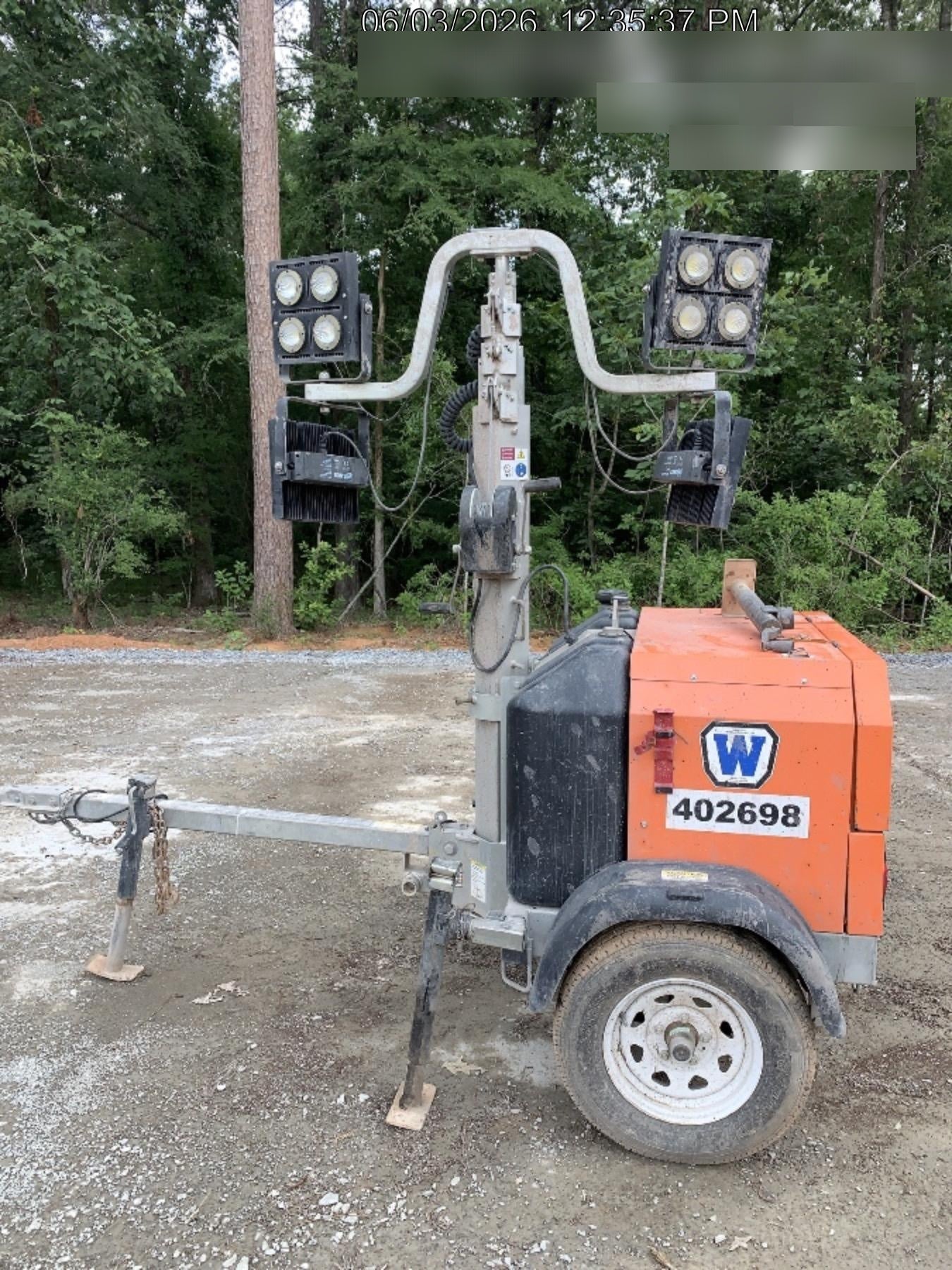 2024 Wanco WLTT-4MM4K Diesel, Deep Sea Controller, Shore Power Plug, Auto Start, (4) 350W LED Floodlights, 4kW Generator, 60 Gal Fuel Tank, 2" Ball, T3