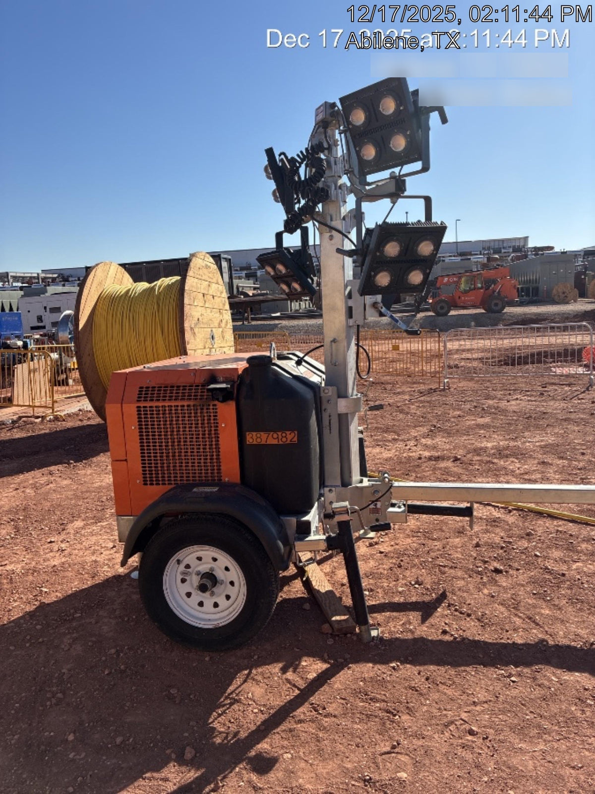 2024 Wanco WLTT-4MM4K Diesel, Deep Sea Controller, Shore Power Plug, Auto Start, (4) 350W LED Floodlights, 4kW Generator, 60 Gal Fuel Tank, 2" Ball, T3